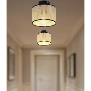 Modern Avize Hasır Tavana Sıfır Hazeran Avize 150mm çap