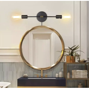 Modern Aplik Ferrera Mat Siyah Şık Görsellik Katar