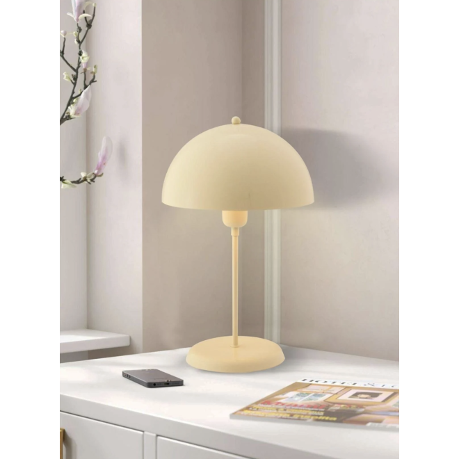 Modern Abajur Monte Masa Lambası Metal Gövde E-27 Duy Şık Görsellik Katar