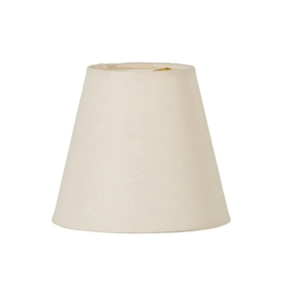 Krem Renk Abajur Avize Aplik Şapkası 14 Cm 1 Adet (E27 Duy)